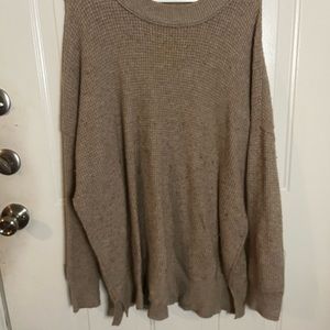 Aerie oversized oatmeal sweater